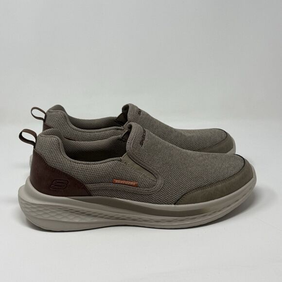 Skechers Slade Lucan Shoes Mens 11 Khaki Brown Slip On Comfort Loafers Sneakers main image 16